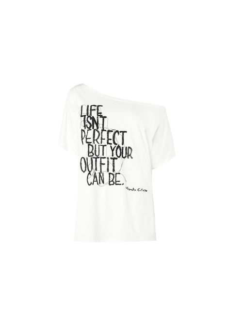 T-shirt girocollo ampio asimmetrico MANILA GRACE | T- Shirt | S4-JT236CUMA063
